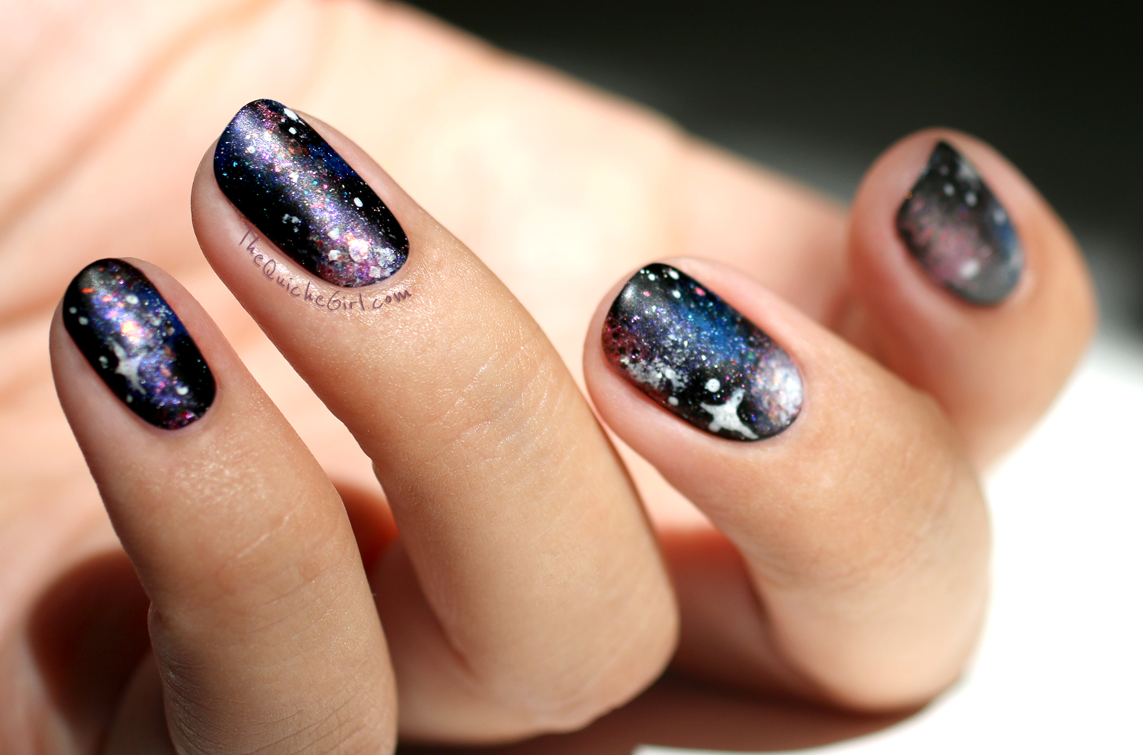 galaxy nails, nailstorming, altered state, mate, QuicheGirl